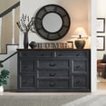 thumbnail image 5 of IFGET 60" Tall Storage Cabinet Farmhouse, Wood Buffets & Sideboards with 9 Drawers 3 Sizes Colloection for Kitchen Dining Room, 5 of 6