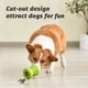 thumbnail image 3 of Benepaw Food Dispensing Dog Toys For For Aggressive Chewers Nontxic Natural Rubber Treat Leaking Pet Toys Puppy Bone Play Game ShopWise Round, 3 of 9