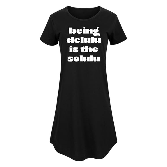 Instant Message - Delulu Is The Solulu - Women's Any Way Dress