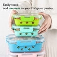 thumbnail image 3 of 10 Pack Glass Meal Prep Containers with Removable Silicone Sleeves,Food Storage Container Set with Airtight Lids (34oz+12oz), 3 of 6