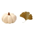 thumbnail image 1 of Encantadoras Almohadas De Peluche De Calabaza Ginkgo Para Decoración De Halloween Y Otoño. Cojín De Sofá Suave Con Escultura Artística De Hoja Para Pared Para Sala De Estar Y Dormitorio., 1 of 8