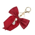 thumbnail image 5 of Unique Bargains 1 Pc Fashion Ribbon Bow Handbag Charm Bag Accessories Red, 5 of 5