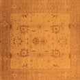 thumbnail image 1 of Ahgly Company Indoor Square Oriental Orange Industrial Area Rugs, 6' Square, 1 of 4