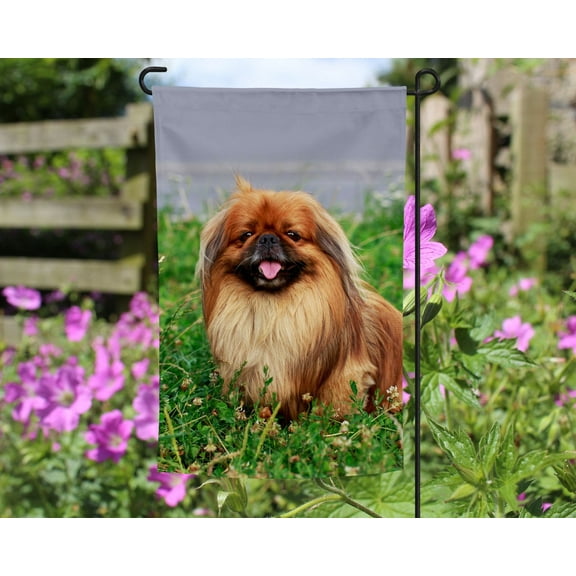 Pekingese Garden Flag