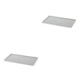 thumbnail image 4 of Decodeary Double Layer Water Drip Tray Holder Made With PP Plastic Convenient And Practical Safe And Reliable grey 2Set, 4 of 6