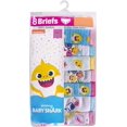 thumbnail image 2 of Nickelodeon Baby Shark Girls Panties Underwear - 8-Pack Toddler/Little Kid/Big Kid Size Briefs, 2 of 7