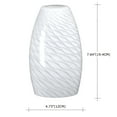 thumbnail image 6 of 7.64 in. Milk Shiny Fish Scale Pattern Pendant Light Shade 3 Pack, 6 of 6