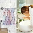thumbnail image 7 of Yayeee 2 Pack Hand Towels for Bathroom 100% Cotton 16" x 28" Soft Absorbent Kitchen Towel, Pink Art Pattern, 7 of 7