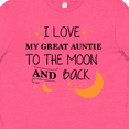 thumbnail image 4 of Inktastic I Love My Great Auntie To The Moon and Back Youth T-Shirt, 4 of 5