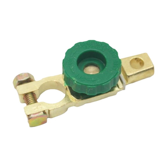 Universal Battery Master Switch For Car Marine RV 17-19mm Positive 15-17mm Negative Pole Brass Iron Material Power Cut Off Isolator