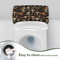 thumbnail image 4 of ZIATUBLE Mushroom Toilet Tank Cover Lid Reusable Toilet Lid Cover Tank Covers Easy to Clean Toilet Tank Lid Covers for Bathroom Full Coverage Design Toilet Tank Protector Cover, 4 of 5