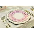 thumbnail image 2 of " OCCASIONS " 960 Piece set (120 Guests)-Heavyweight Wedding Party Disposable Plastic Plate Set - 120 x 10.5'' + 120 x 8'' + Silverware + Cups + Napkins (Imperial in Rose Pink & Gold), 2 of 4