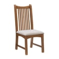 thumbnail image 5 of Linon Stanton Dining Chairs, Set of 2, Brown Finish with Beige Fabric, 5 of 11