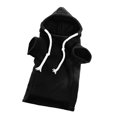 thumbnail image 3 of Ropa para hurones con capucha, ropa de invierno cálida para cobayas, conejos, talla M Negro, 3 of 8
