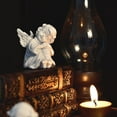 thumbnail image 2 of Baohd Figurine d'Ange Fille en Résine Gracieuse Statue Décorative Accent de Bureau Réflexion Droite 1Ensemble, 2 of 6