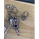 thumbnail image 3 of Collar con colgante de lobo brillante | Colgante de animal luminoso | Joyería de estilo retro hip-hop callejero | Collar que absorbe la luz y brilla en la oscuridad para hombre, 3 of 5