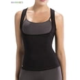 thumbnail image 3 of BadPiggies Women Waist Trainer Neoprene Sweat Sauna Suits Vest Weight Loss Body Shaper Tank Top (Size M), 3 of 7