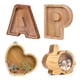 thumbnail image 4 of Hucha de madera de 26 letras, Caja de Ahorro de madera maciza, almacenamiento de monedas, adorno de escritorio, decoración, manualidades, regalos de navidad, 4 of 4