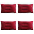 thumbnail image 1 of Almohadas de aire inflables portátiles PVC Camping Travel Sleep Cojín rojo, 1 of 6