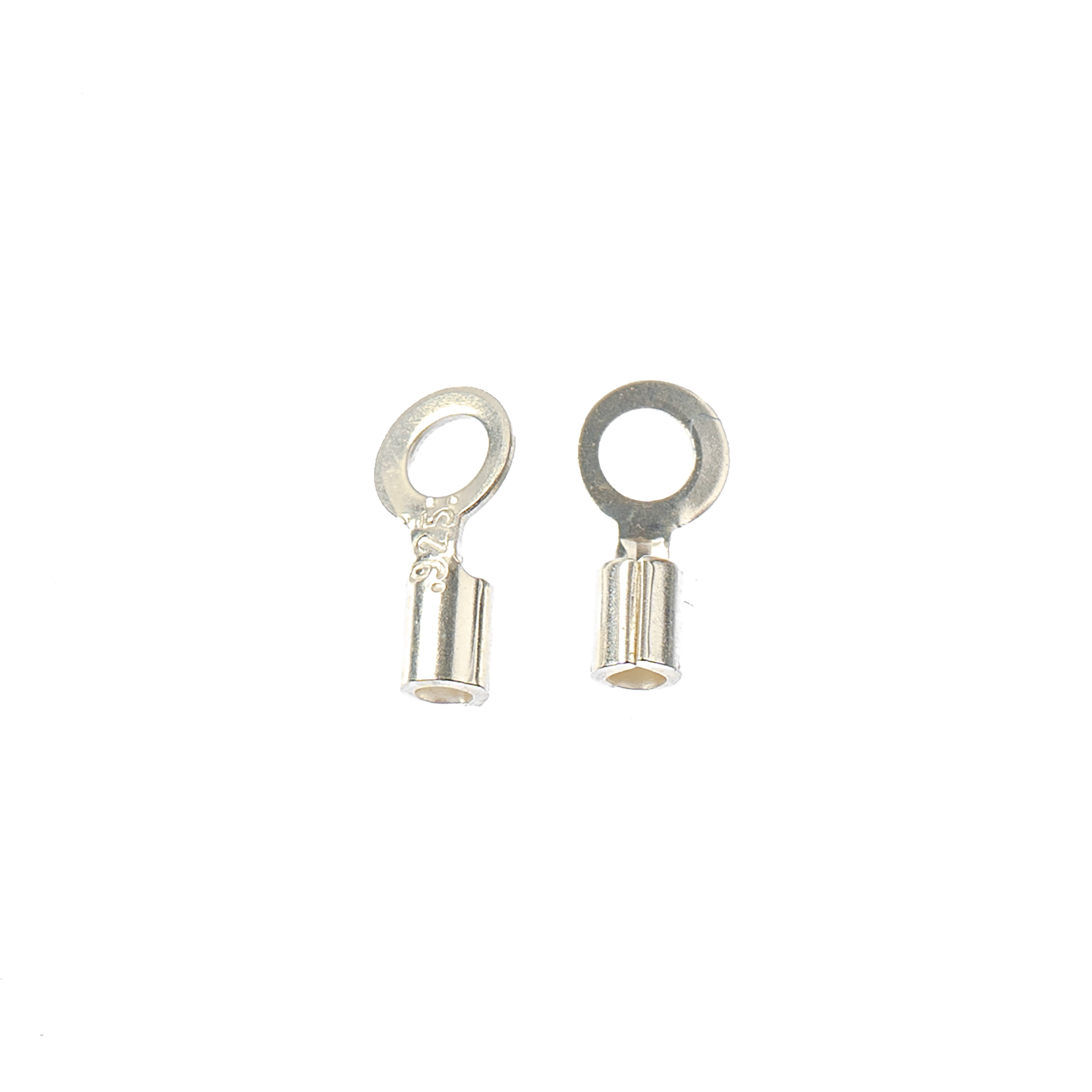 Bead Landing 1.7mm Sterling Silver Crimp Endings - Jewelry Cord Ends with Loops for Necklaces, Bracelets & DIY Jewelry Making, 72 Pieces (12 Packs of 6)