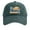 Green, variant on Women's Washed Distressed Denim Design Vintage Print Baseball Cap Gulf of Mexico Print Trucker Hat Lightweight Breathable Trendy Versatile Street Style Navy One Size