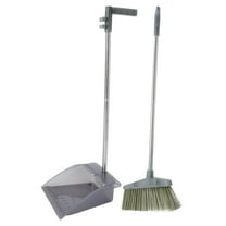 Upright Standing Dustpan Broom Dustpan Set 86.00X28.00X3.00CM Grey