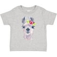 thumbnail image 3 of Inktastic Cute Llama with Flower Boys or Girls Toddler T-Shirt, 3 of 5