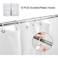 thumbnail image 2 of Whimsical Cartoon Shower Curtain with Colorful Design - "PipEasy", 2 of 5