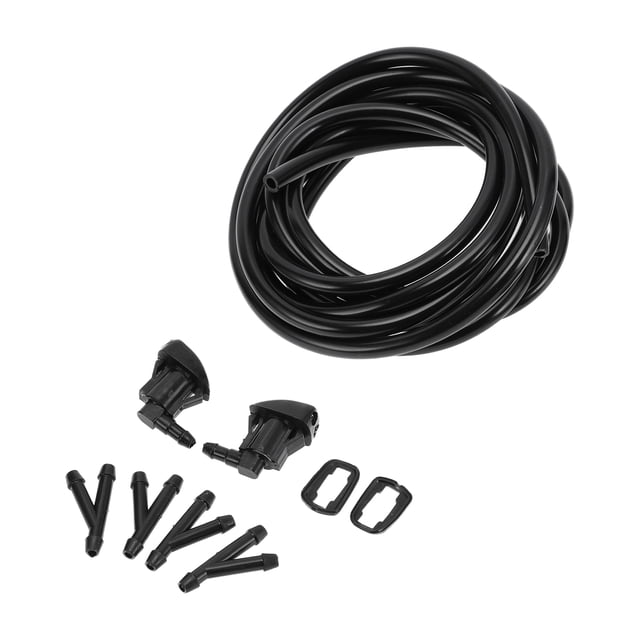 Kit de boquilla de limpiaparabris Unique Bargains delantero No.55372143AB para Jeep Grand Cherokee Negro 1 juego
