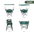 thumbnail image 6 of ARROWHEAD OUTDOOR Folding Swinging Hammock Camping Chair, w/ Canopy, Cup Holder, Storage Pouch, Carrying Bag, Green, 6 of 7