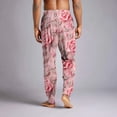 thumbnail image 6 of Fgvctg Valentine's Day Mens Pajamas Soft Heart Graphic Elastic Bottom Pajama Sleepwear High Waisted Pjs Pants Plus Size Spring Drawstring Lounge Pants with Pockets Watermelon Red 3XL, 6 of 6