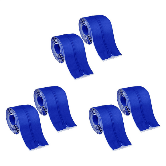 6 Roll Heavy Duty Zipper Dust Barrier Zipper 3 Inch X 7 Ft Construction Zipper Self Adhesive Zipper Used for Greenhouse