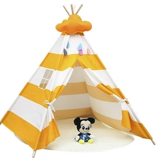 Tente De Jeu Pour Enfants NIUEVLRS Avec Oreiller - Tipi Intérieur/Extérieur 132x89x132cm Pour Filles Et Garçons