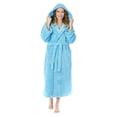 thumbnail image 1 of Women's Hooded Fleece Plush Robe Turkish Bathrobe, 1 of 4