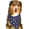 thumbnail image 5 of Dog Bandanas, Cute Jellyfish Pattern Adjustable Dog Scarf Triangle Bib Handkerchief Accessories for Small Medium Large Dogs, Cats, Pets, 5 of 6
