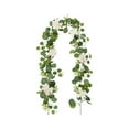 thumbnail image 2 of Eucalyptus Garland, Artificial Greenery Garland Flower, Green Spring Garland Wreath Vines Decorations, Fake Eucalyptus Leaves Vines for Table Home Wedding Mantle Party Decor 50% Saving, 2 of 6