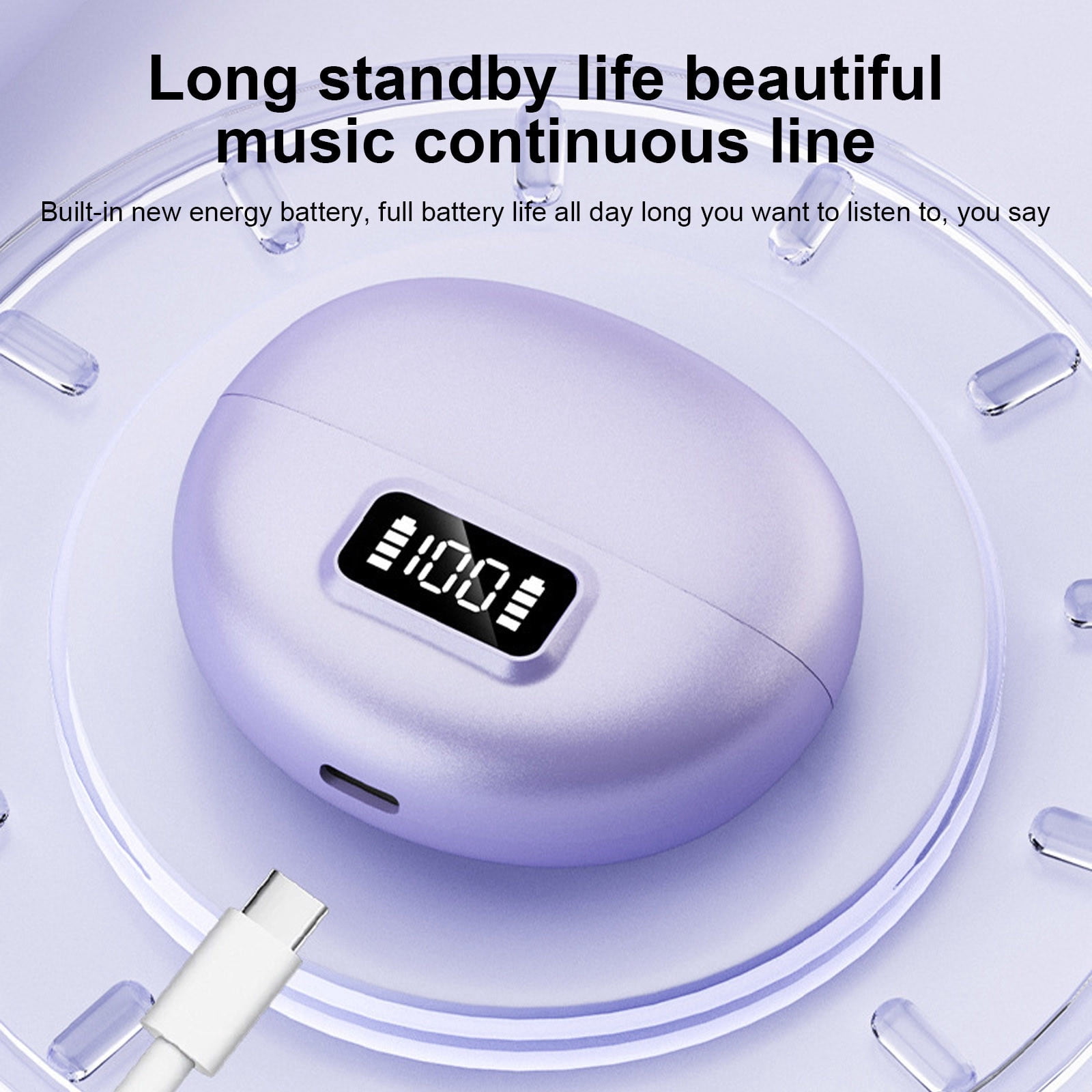 FYTPOV Translation Earbuds, Ear Buds for Travel Business, Ear Buds Wireless Bluetooth, Two-way Translator Earbuds, Translation Earbuds On Ear, Gifts for Men Women