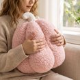 thumbnail image 6 of Halloween Pumpkin Plush Pillow – Soft Stuffed Pumpkin Cushion with Cheerful Face, Cotton Lumbar Support Throw Pillow for Sofa, Bed, Chair & Room, Cute Fall Harvest Decorative Gift, 6 of 7