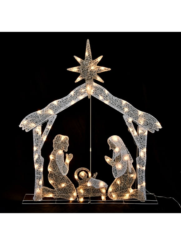 Outdoor Nativity Scene in Nativity Scenes