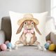 thumbnail image 5 of Spring Decoración del hogarations Easter Pillow Cover Home Easter Egg Rabbits Festival Decoration Cushion Cover Decoración del hogar, 5 of 6