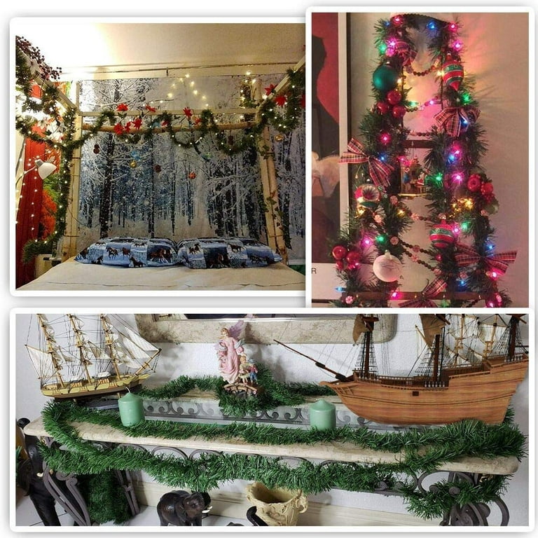 22 Festive Christmas Tree Garland Ideas
