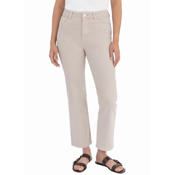 BlankNYC Women's Straight Leg Pant, Tan Pant, 6/28