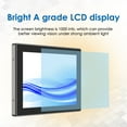 thumbnail image 4 of GreenTouch 12.1 Inch 1000 Nits High Brightness Display Open Frame LCD Touch Screen Monitor,1024 x 768,Black, 4 of 7