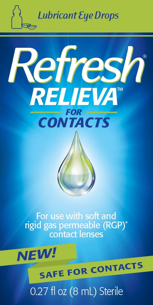 REFRESH RELIEVA Contact Lens Lubricant, 0.27 Fl. Oz.