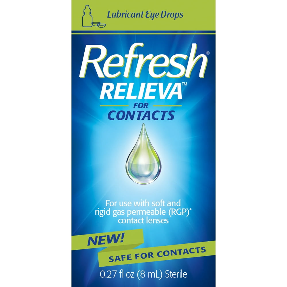 REFRESH RELIEVA Contact Lens Lubricant, 0.27 Fl. Oz.