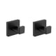thumbnail image 3 of Gancho de Toalla Moyic de acero inoxidable Pulido Negro mate 2Conjunto No.03, 3 of 6