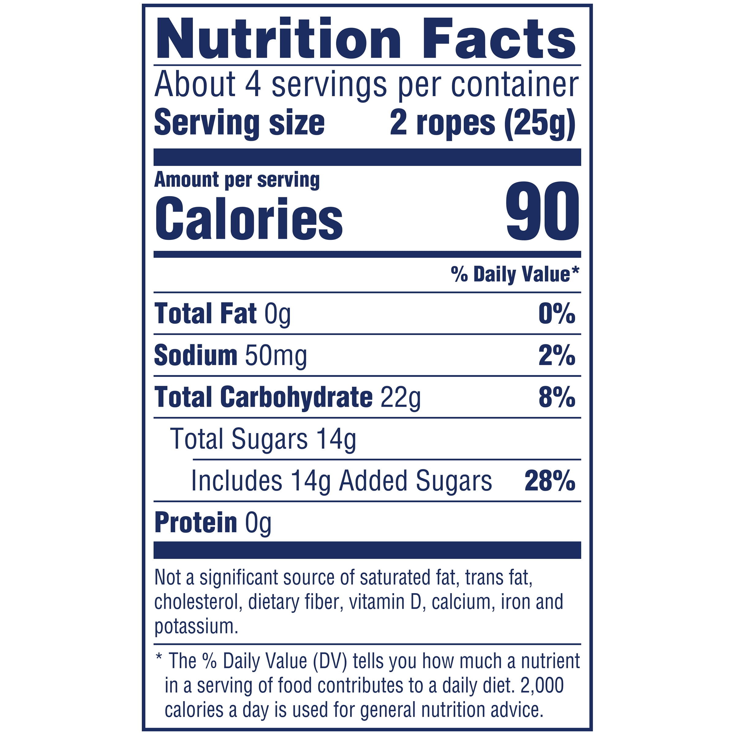 SweeTARTS Twisted Rainbow Ropes Candy, 3.5 oz (12 Ct)