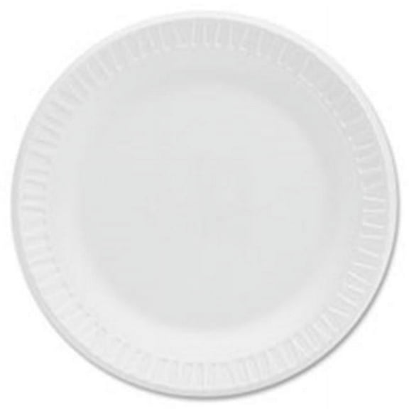 Dart Container  Quiet Classic Laminated Dinnerware Plates - White - 9in. Diameter - 125 Per Pack
