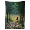 thumbnail image 3 of Ambesonne Fantasy Tablecloth Rectangular Table Cover, Story Forest, 60"x90", Multicolor, 3 of 4