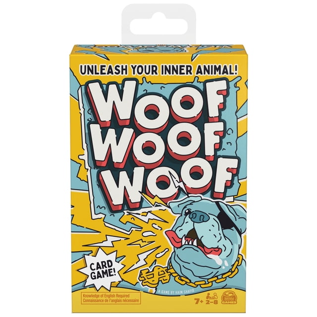 Juego de cartas Spin Master Games Woof Woof Woof Family 7+ Years